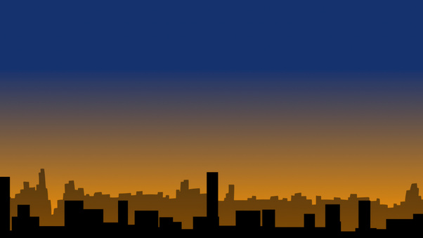 Golden Hour Over The City (1280x720) Resolution Wallpaper