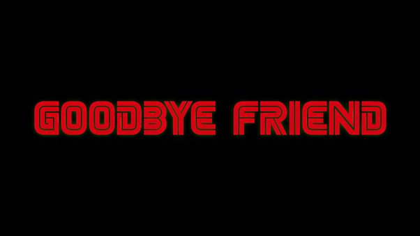 Goodbye Friend Mr Robot Typography 4k Wallpaper