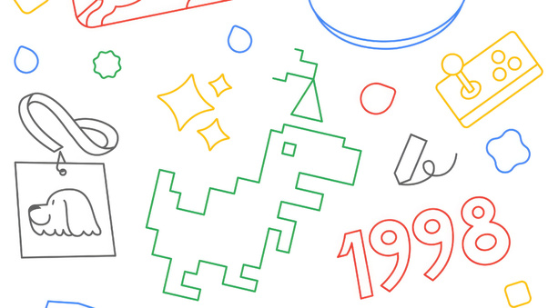 Google 25th Anniversary 4k Wallpaper