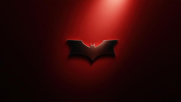Gotham Dark Knight Logo (1366x768) Resolution Wallpaper