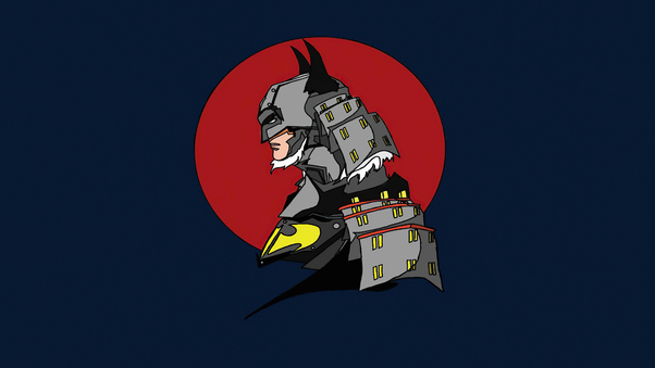 Gotham Protector Batman Minimal 5k Wallpaper