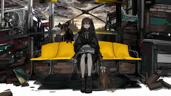 Gothic Anime Girl 4k Wallpaper
