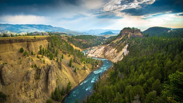 Grand Canyon Of The Yellowstone Wallpaper