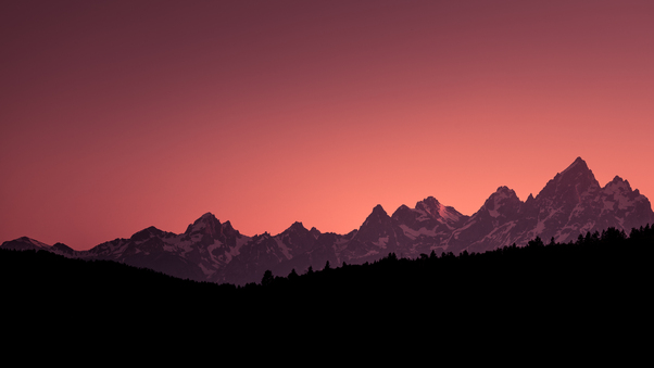 Grand Teton Sunset Wallpaper