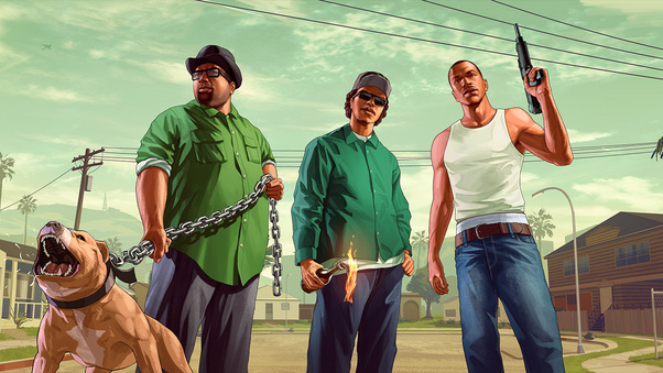 Grand Theft Auto San Andreas Fanart Wallpaper