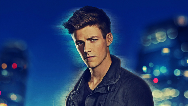 Grant Gustin As Barry Allen In The Flash Wallpaper