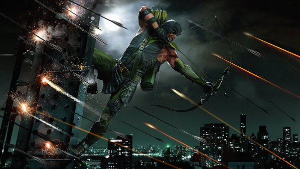 Green Arrow Bow Wallpaper