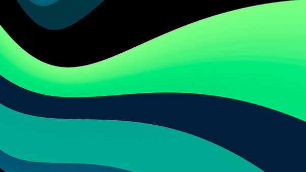 Green Formation Abstract 4k Wallpaper