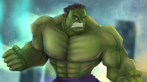 Green Hulk Artwork Wallpaper