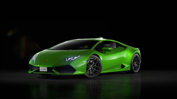 Green Lamborghini 4k Wallpaper