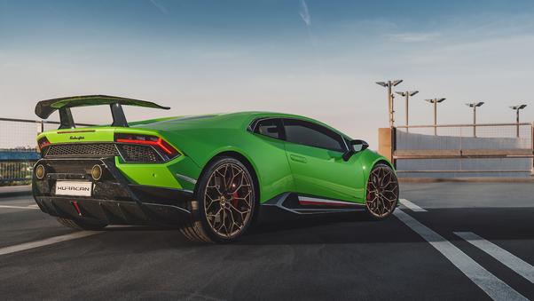 Green Lamborghini Huracan Performante 4k 2020 Wallpaper