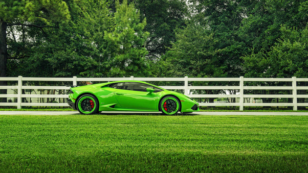 Green Lamborghini Huracan Wallpaper,HD Cars Wallpapers,4k Wallpapers ...