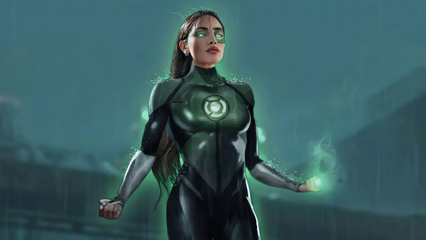 Green Lantern Corps Girl 4k Wallpaper