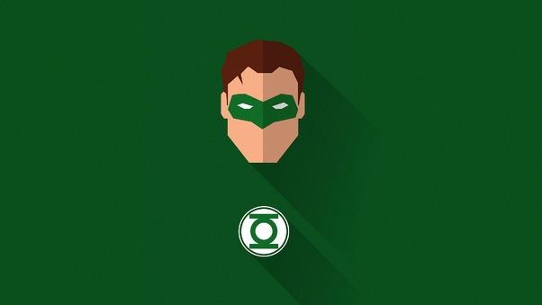 Green Lantern Minimal Wallpaper