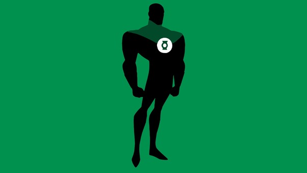 Green Lantern Minimalism Wallpaper