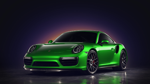 Green Porsche Wallpaper
