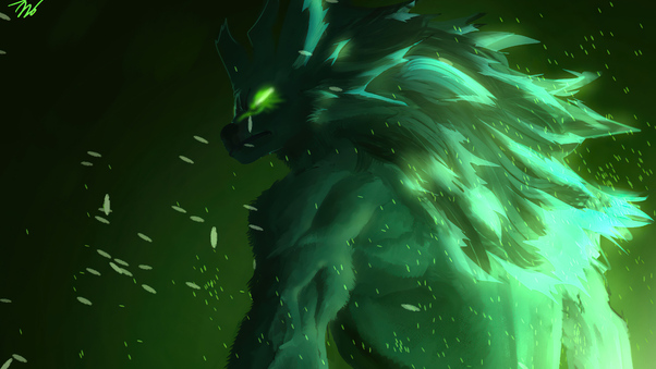 Green Werewolf 4k Wallpaper