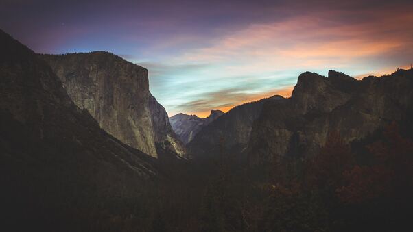 Grey Mountains During Sunset 5k Wallpaper
