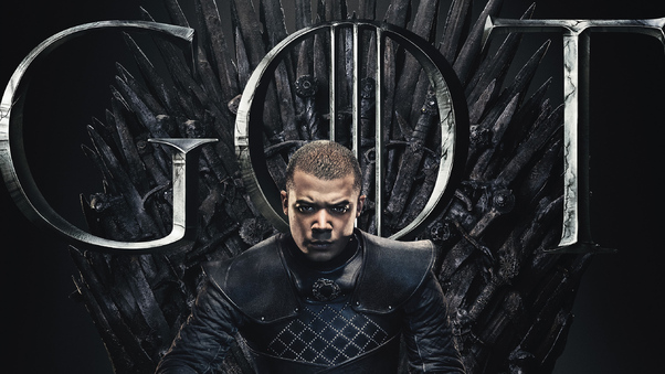 Grey Worm Game Of Thrones Season 8 Poster Wallpaper