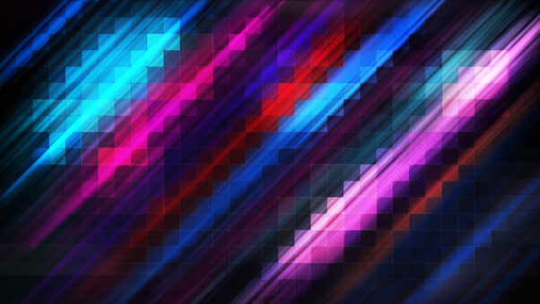Grid Abstract Colorful 4k Wallpaper