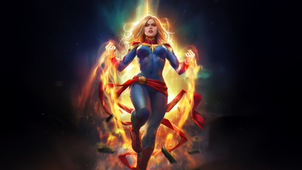 Guardian Captain Marvel Wallpaper