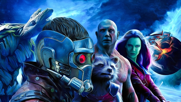 Guardians Of The Galaxy Art 4k Wallpaper
