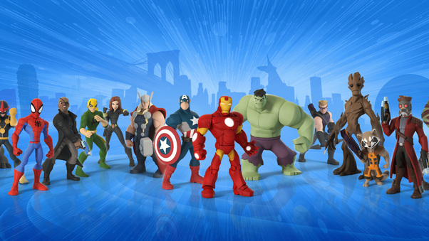 Guardians Of The Galaxy In Marvel Disney Infinity Game Wallpaper