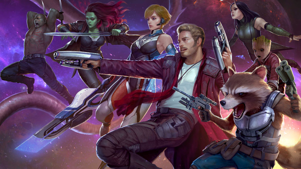 Guardians Of The Galaxy Marvel Future Fight Wallpaper