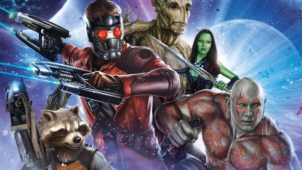 Guardians Of The Galaxy Volume 2 Artwork Wallpaper