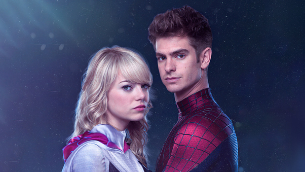 Gwen Stacy And Spiderman 5k Wallpaper