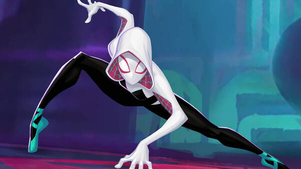 Gwen Stacy In SpiderMan Into The Spider Verse Wallpaper