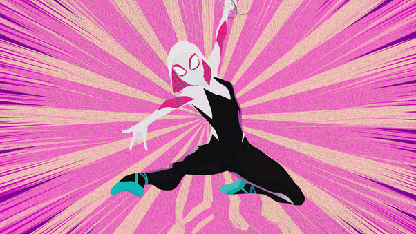 Gwen Stacy Spider Man Into The Spider Verse Arts Wallpaper