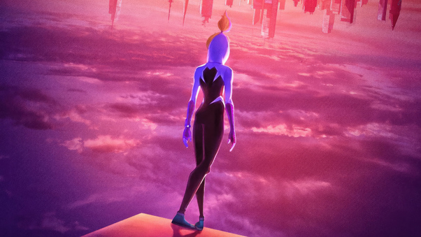 Gwen Stacy Spiderman Across The Spiderverse Wallpaper