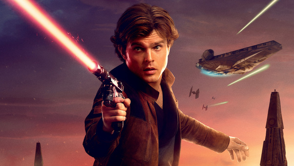 Han Solo In Solo A Star Wars Story Movie 5k Wallpaper