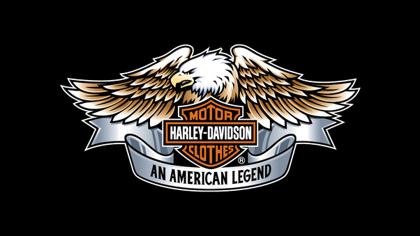 Harley Davidson Eagle Logo 4k Wallpaper