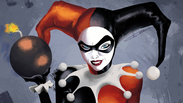 Harley Quinn 5k Art Wallpaper