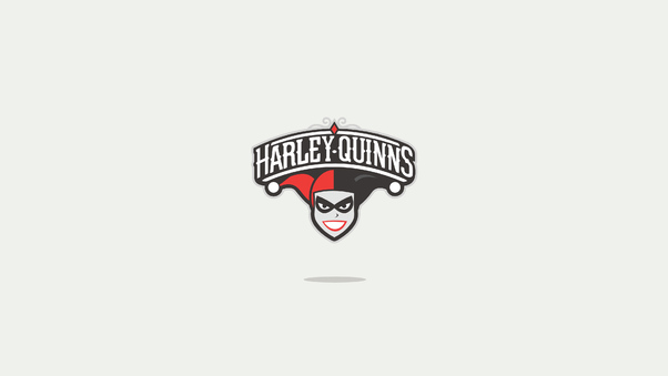 Harley Quinn Minimal Logo 4k Wallpaper