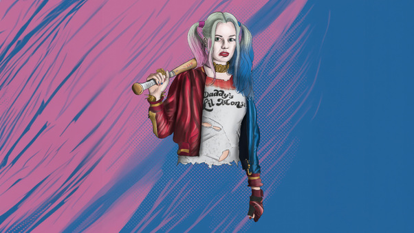 Harley Quinn The Queen Of Chaos Wallpaper