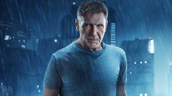 Harrison Ford As Rick Deckard Blade Runner 2049 4k Wallpaper
