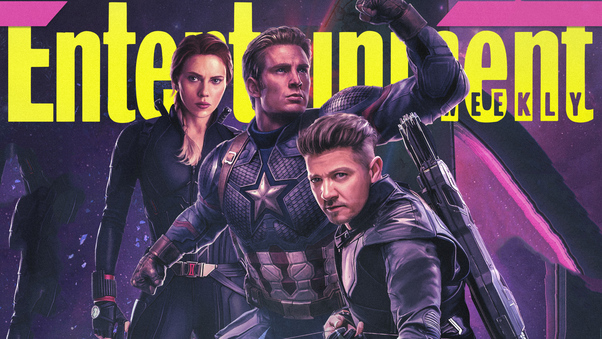 Hawkeye Captain America In Avengers Endgame 2019 Entertainment Weekly Wallpaper