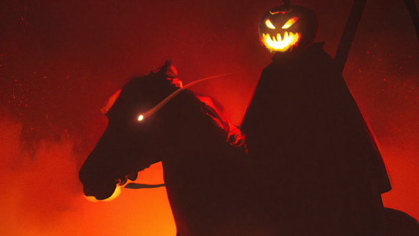 Headless Horseman Halloween Wallpaper