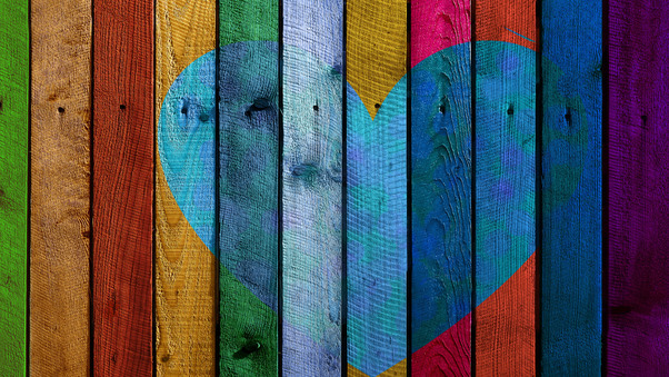Heart Wood Shapes Texture 5k Wallpaper