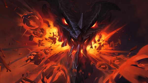 Hearthstone Erbe Der Drachen Dragon Flame Wallpaper