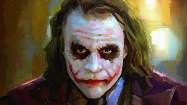 Heath Ledger As Joker 4k Wallpaper