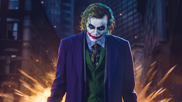 Heath Ledger Joker Cosplay 4k Wallpaper