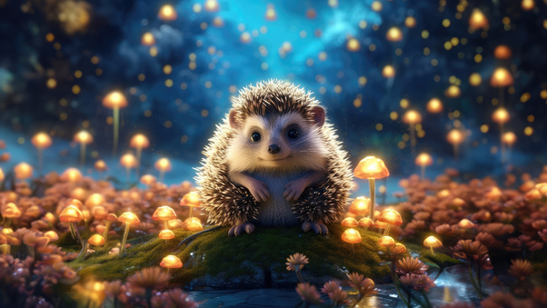 Hedgehog Cute Wallpaper
