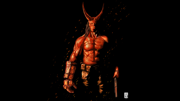 Hellboy 2019 Movie Artwork Wallpaper