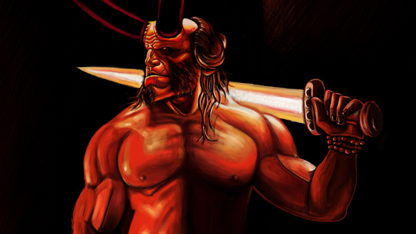 Hellboy 4k New Artwork Wallpaper
