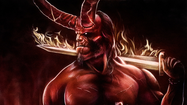 Hellboy 4k New Artworks Wallpaper