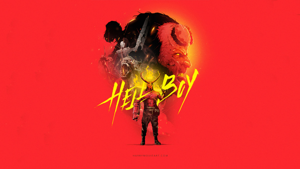 Hellboy 4kartwork Wallpaper